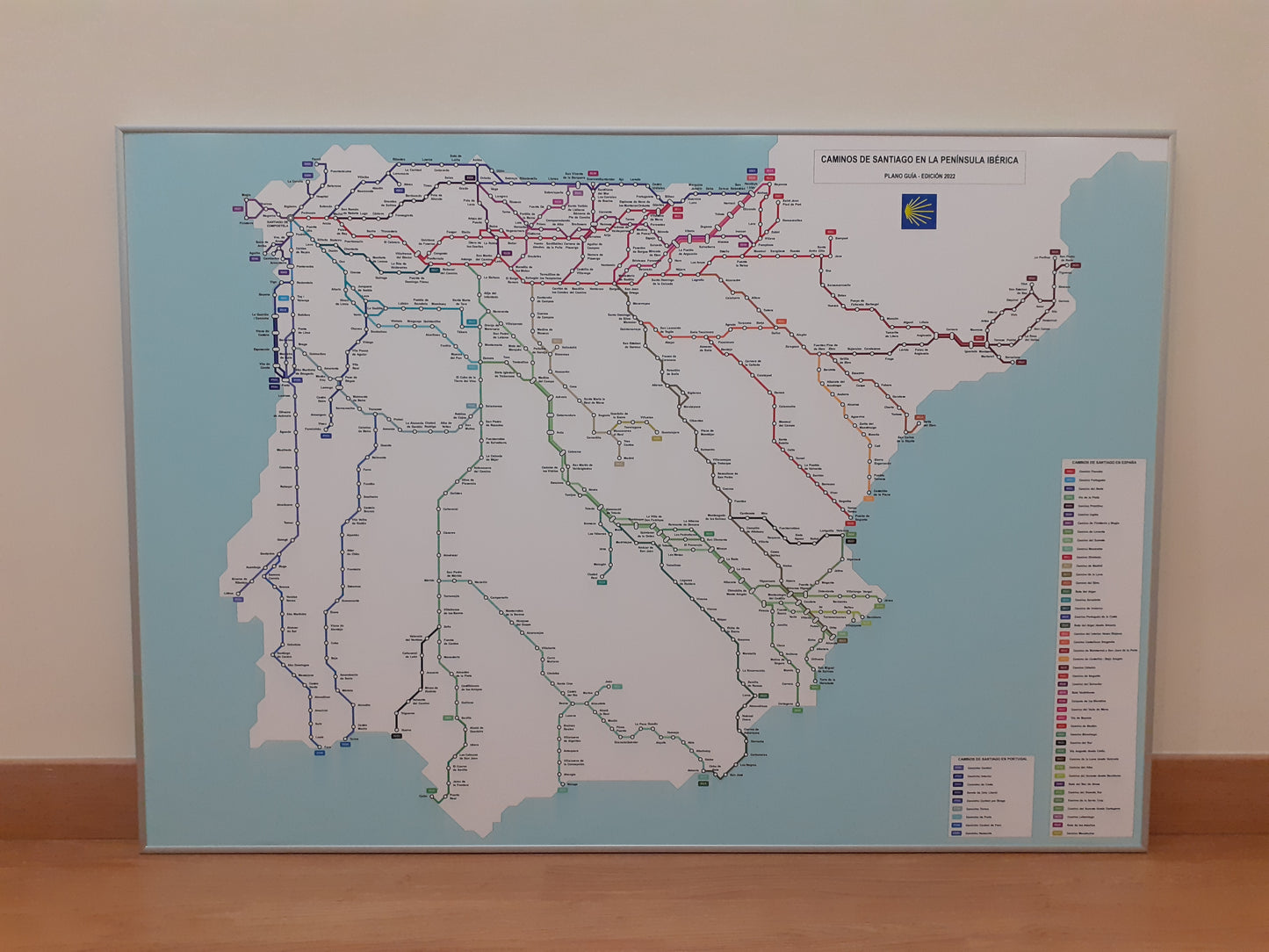 Camino de Santiago Metro Map