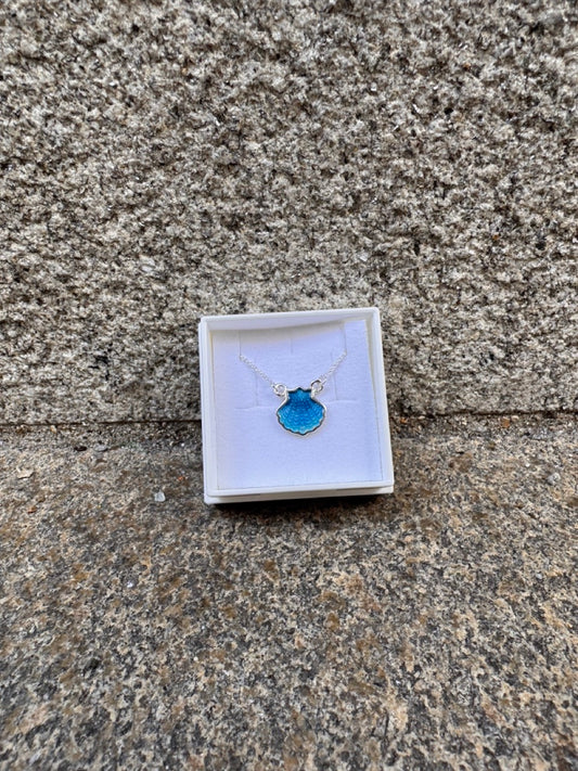 Small Blue Silver pendant