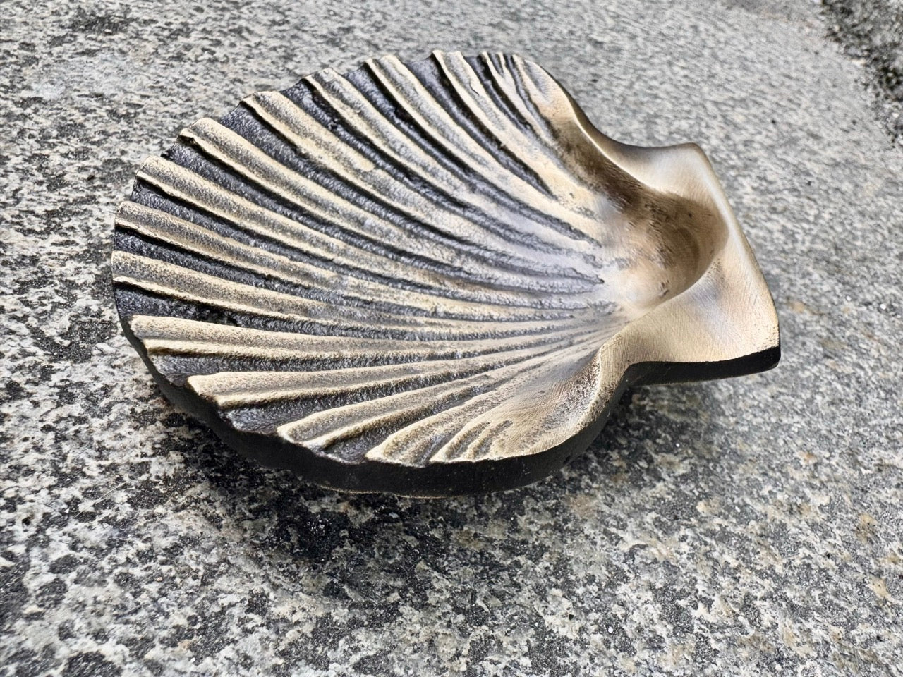 Bronze Camino Shell with Santiago Cross