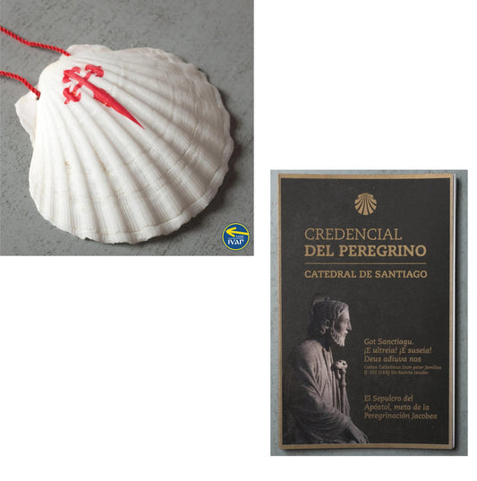 1 Camino Passport + 1 Pilgrim Shell