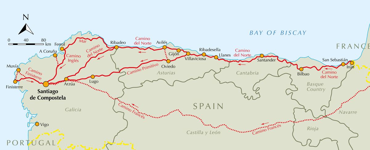 Cicerone: The Camino Ingles and Ruta do Mar (W/FREE Passport)