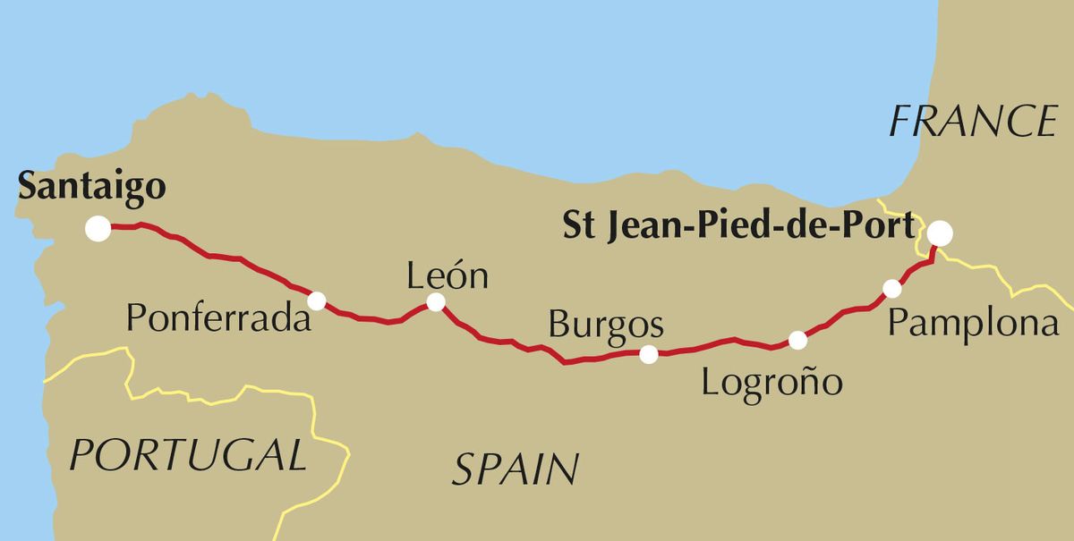 Cycling the Camino de Santiago The Way of St James - Camino Frances (W/FREE Passport)