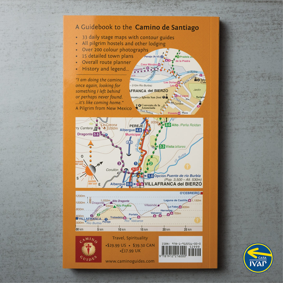 2024 edition: From St. Jean Pied de Port to Santiago de Compostela (W/FREE Passport)