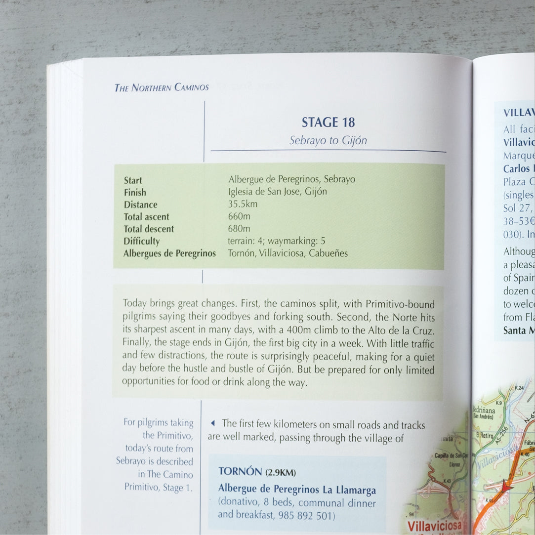 Cicerone: The Camino del Norte and Camino Primitivo (W/FREE Passport)