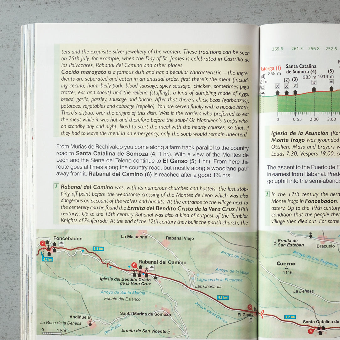 Camino de Santiago - Way of St James from the Pyrenees to Santiago (W/FREE Passport)