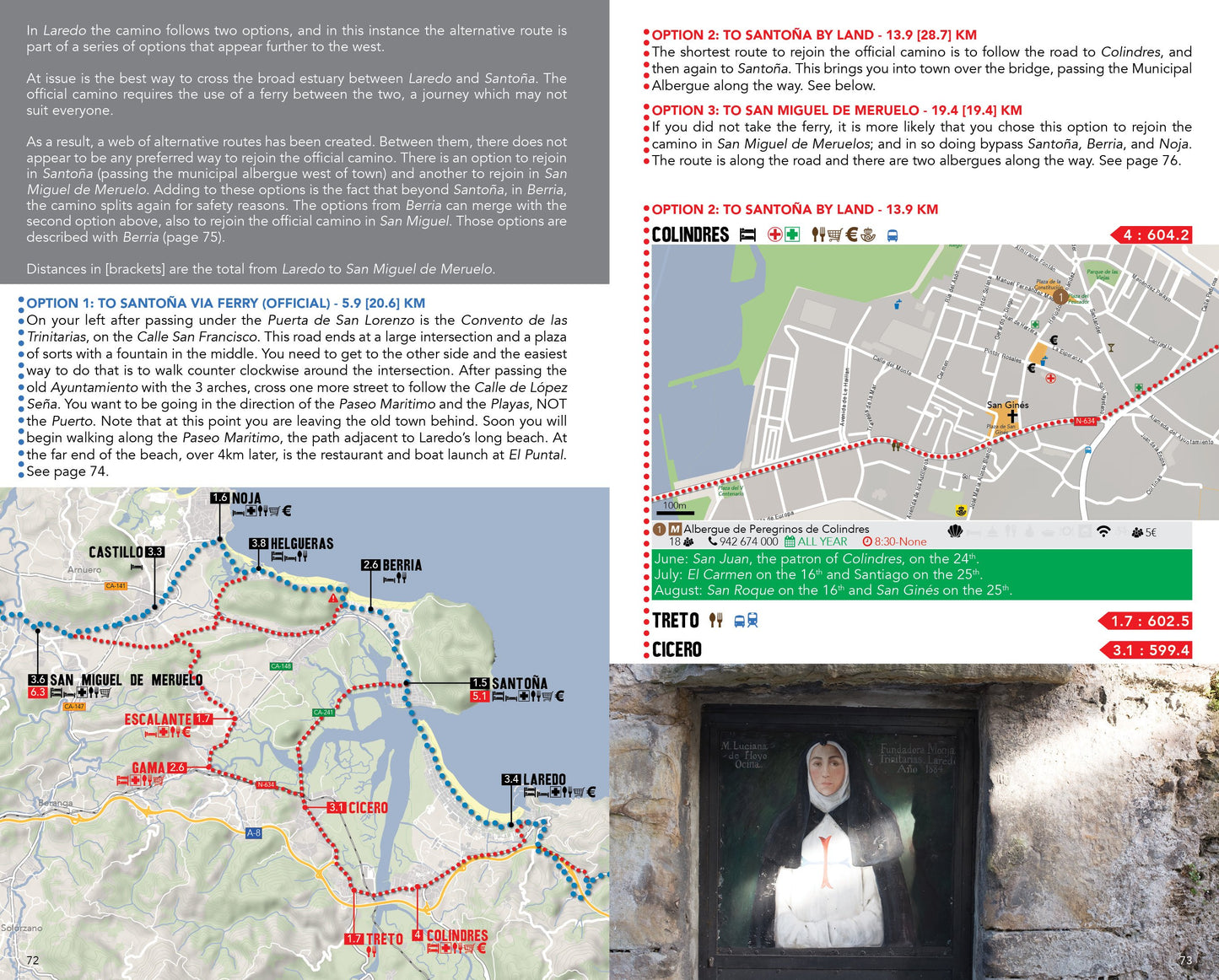 A Camino del Norte Guide from Irun to Santiago (W/FREE Passport)