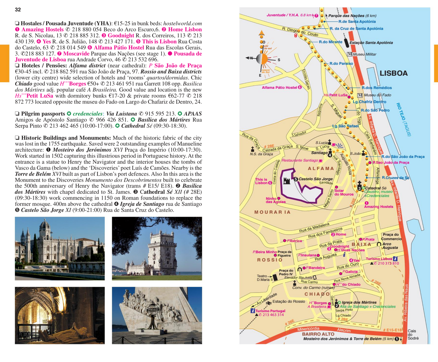 A Pilgrim's Guide to the Camino Portugués: Lisbon - Porto - Santiago (W/FREE Passport)
