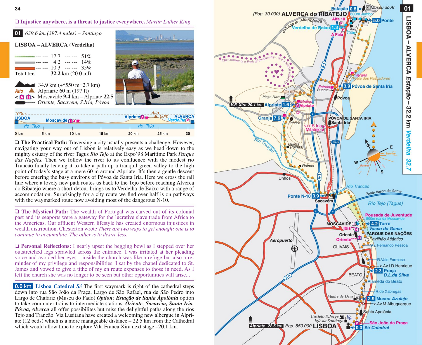 A Pilgrim's Guide to the Camino Portugués: Lisbon - Porto - Santiago (W/FREE Passport)