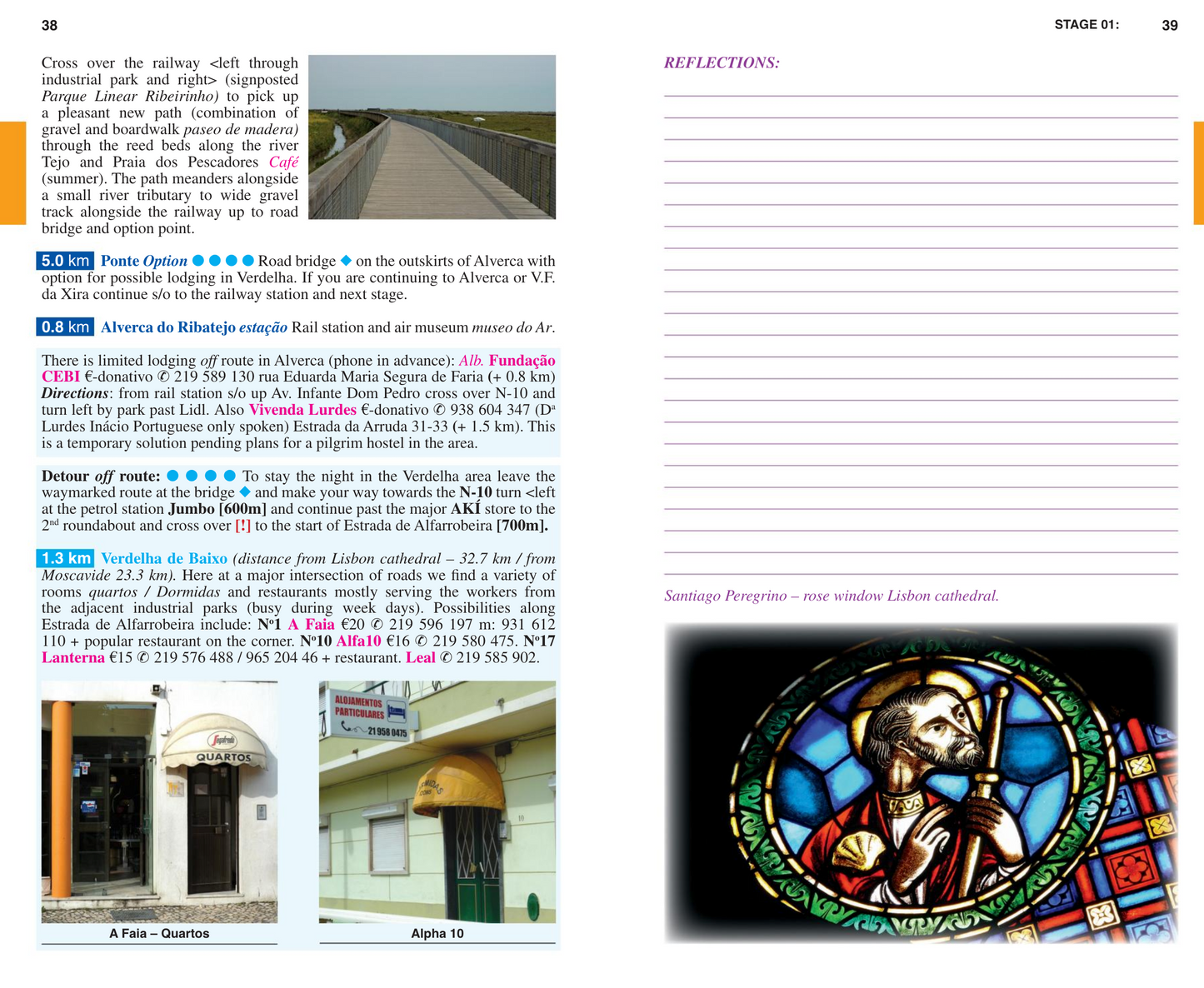 A Pilgrim's Guide to the Camino Portugués: Lisbon - Porto - Santiago (W/FREE Passport)