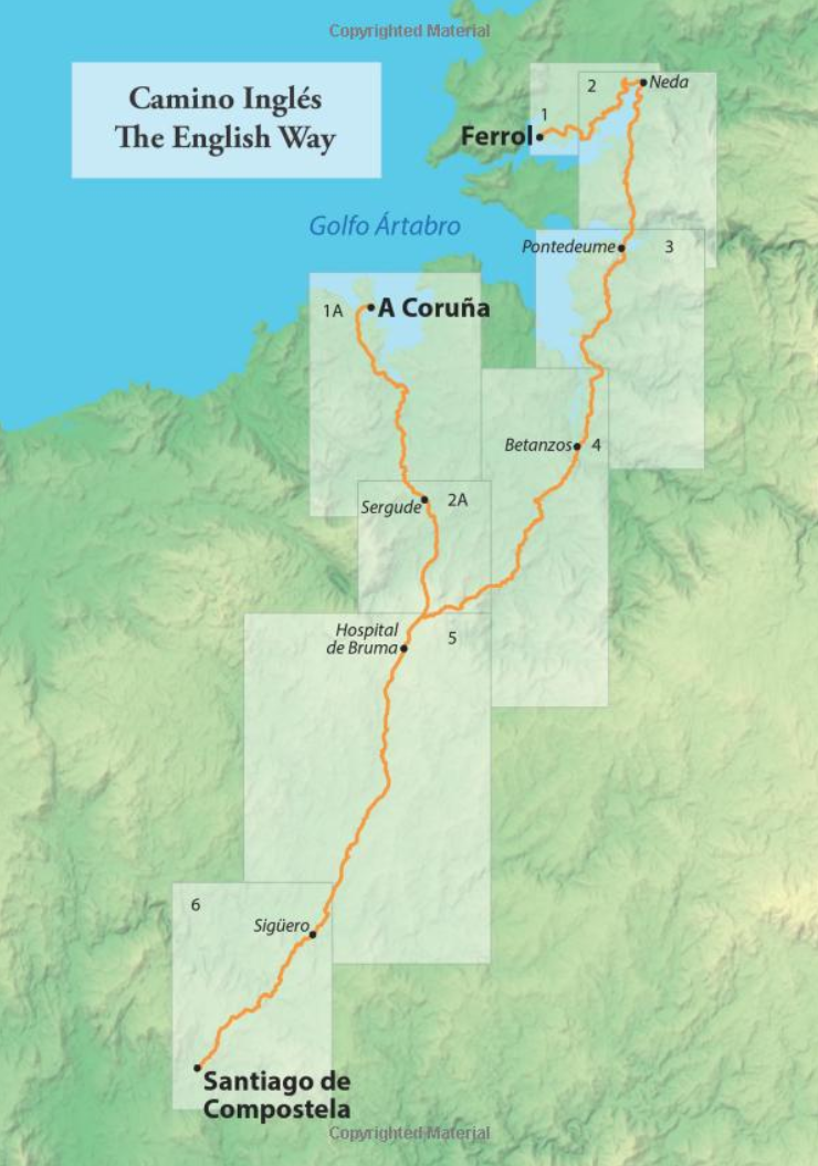 Camino Inglés Guide (W/FREE Passport)