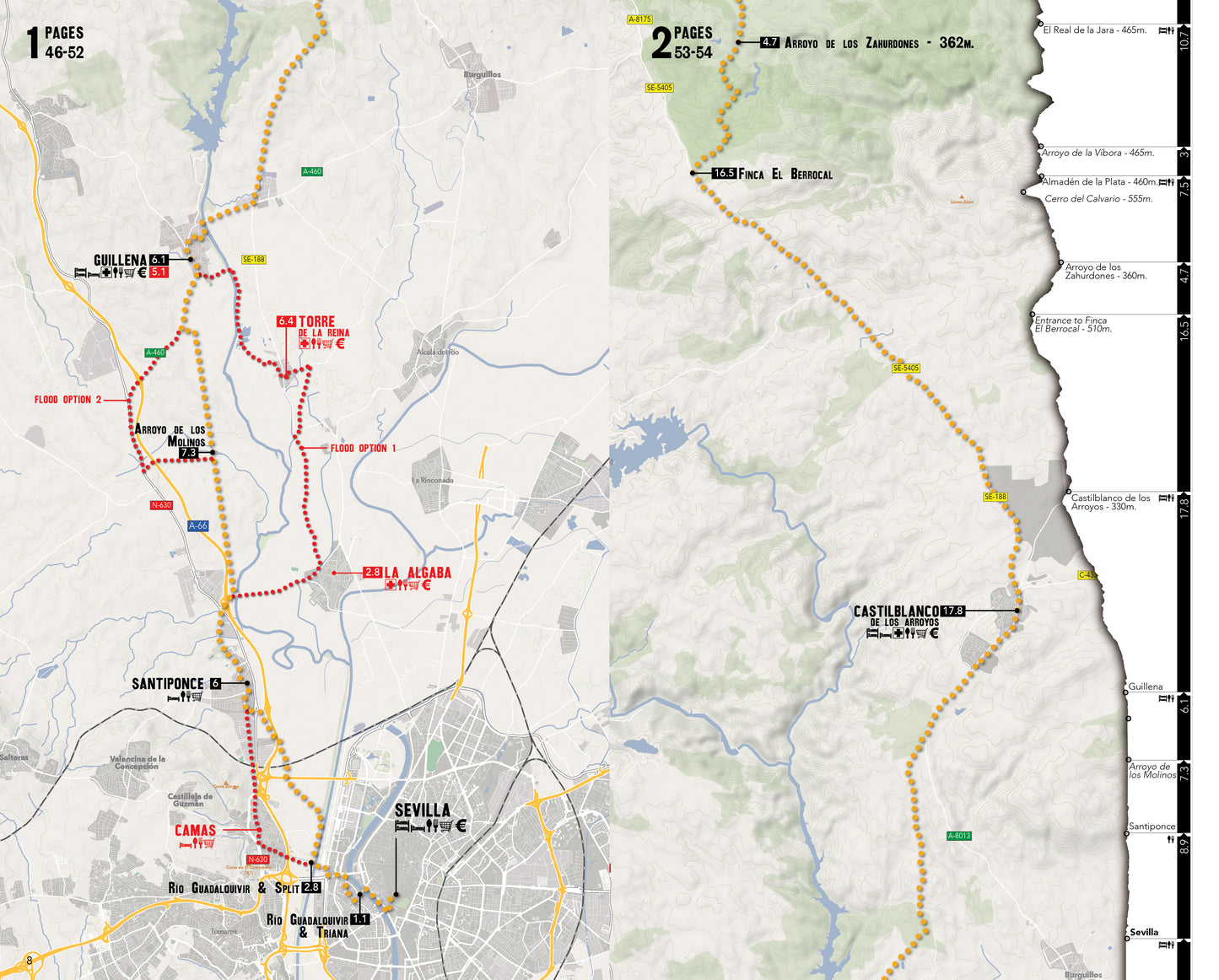 2024 edition: The Vía de la Plata and the Camino Sanabrés - A Guide to the Camino from Sevilla to Santiago.