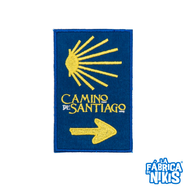 Camino de Santiago badge. Shell and arrow – Camino Forum Store