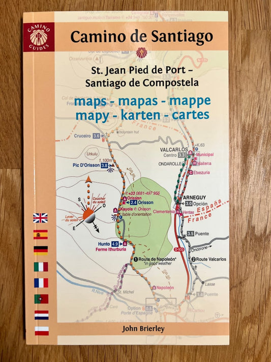 2024 edition: Maps Only Guide to the Camino Francés