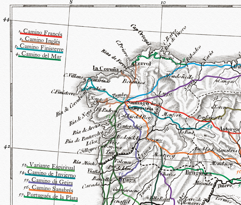 The Vintage Camino Map