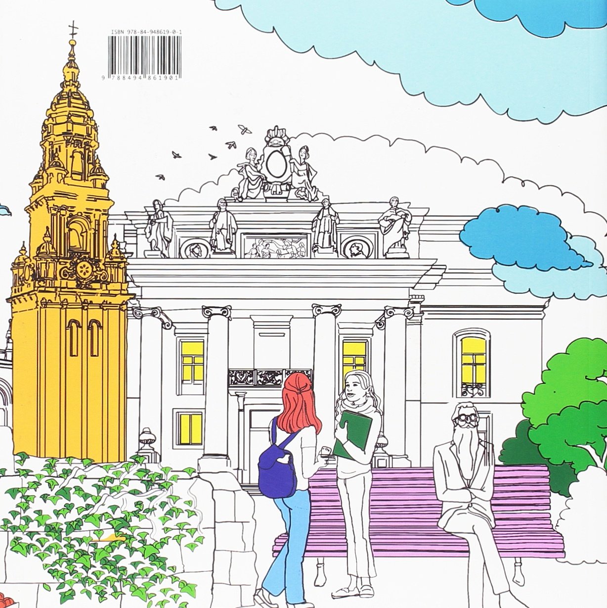 Santiago de Compostela Colouring book