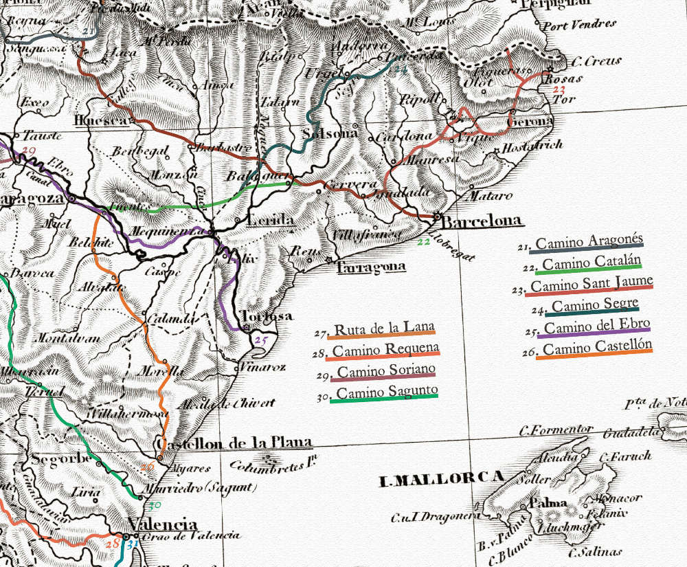 The Vintage Camino Map