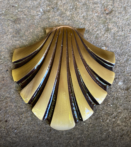 Camino de Santiago Way markers in Bronze
