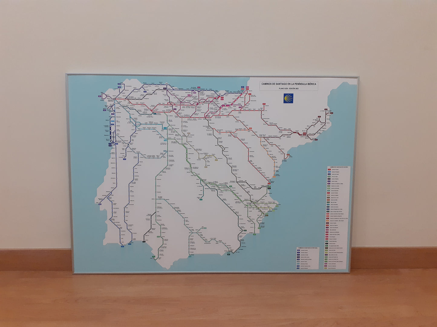 Camino de Santiago Metro Map