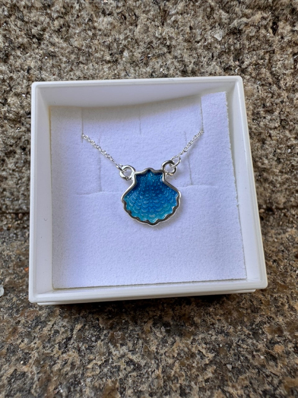 Small Blue Silver pendant