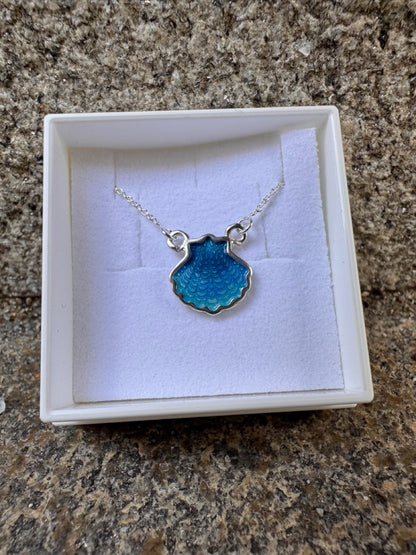 Small Blue Silver pendant