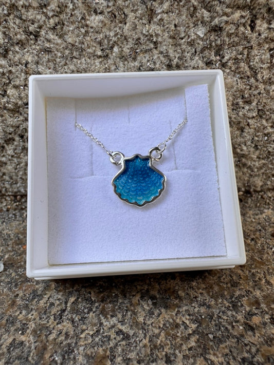Small Blue Silver pendant