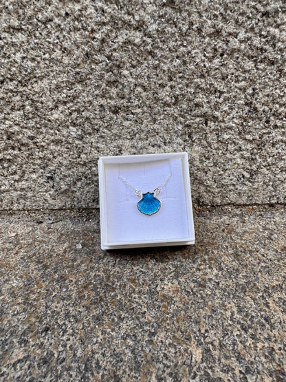 Small Blue Silver pendant