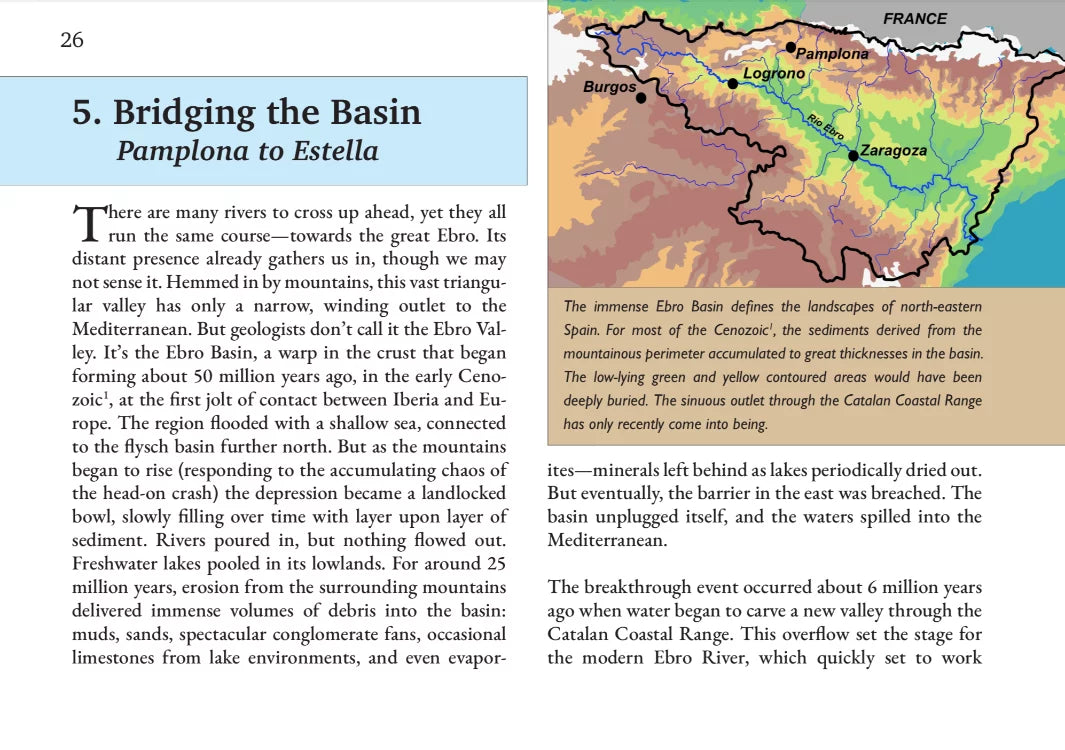 A pilgrim's journey into the geological past along the Camino de Santiago