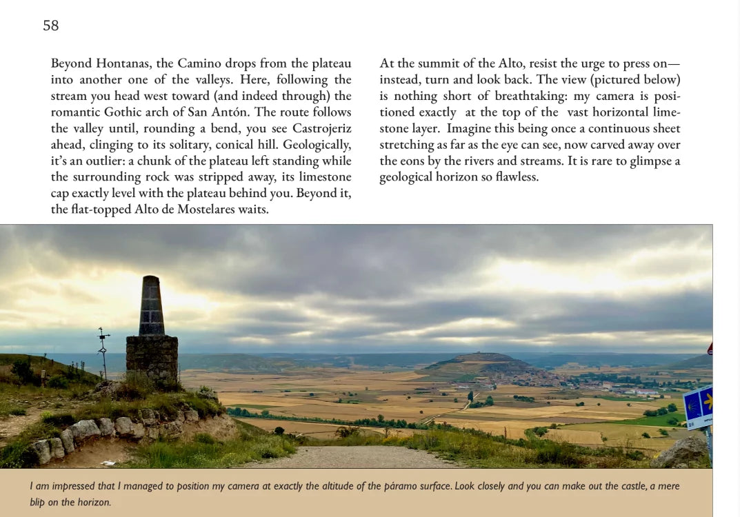 A pilgrim's journey into the geological past along the Camino de Santiago