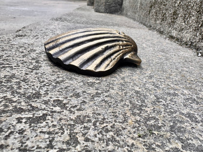 Bronze Camino Shell with Santiago Cross