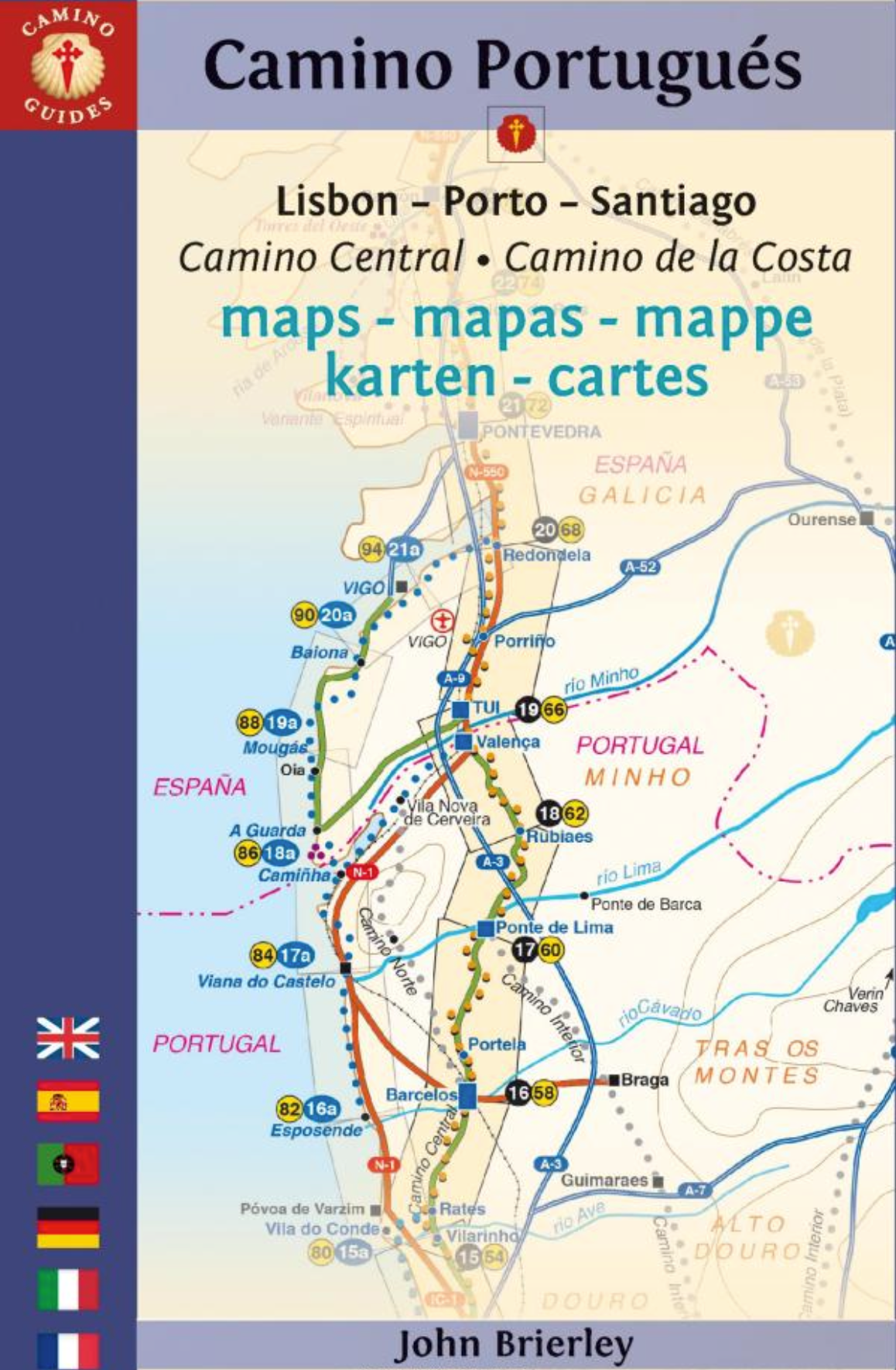 2023 2024 edition: Maps Only Guide to the Camino Portugués