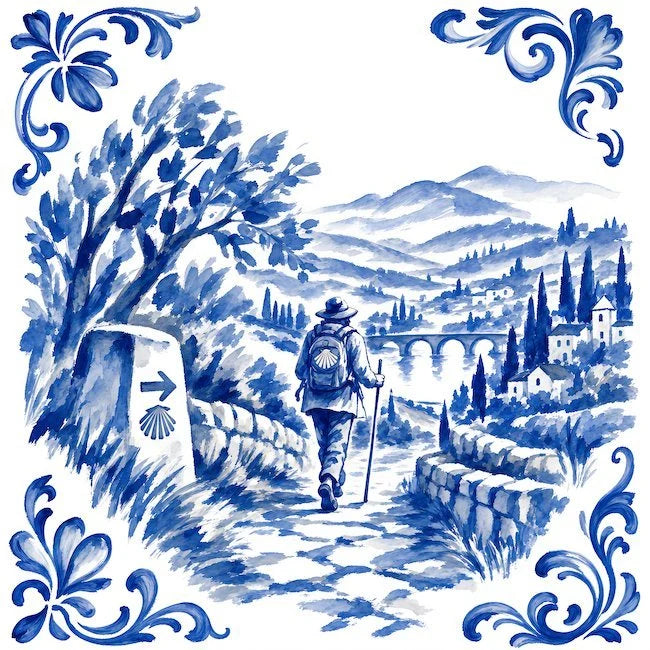 "The Road Ahead" Camino Tile