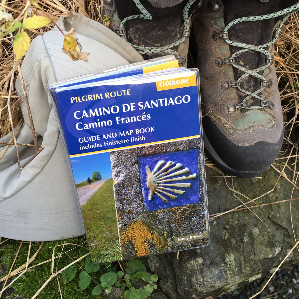 Cicerone: 2 books in 1 - Camino Frances Guide & Map Guide - includes Finisterre finish (W/FREE Passport)