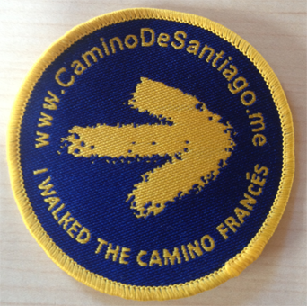 "I walked the Camino Frances" badge