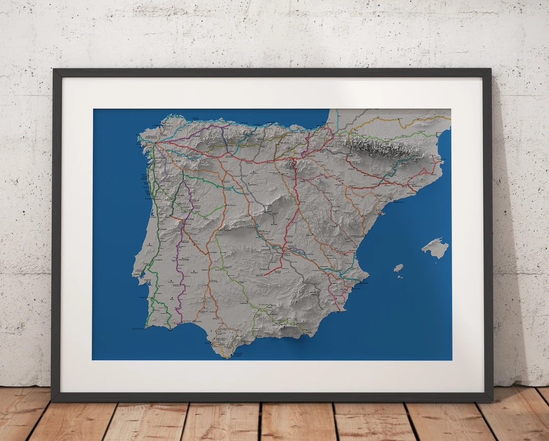 The Big Map (3D-like, not actual 3D)