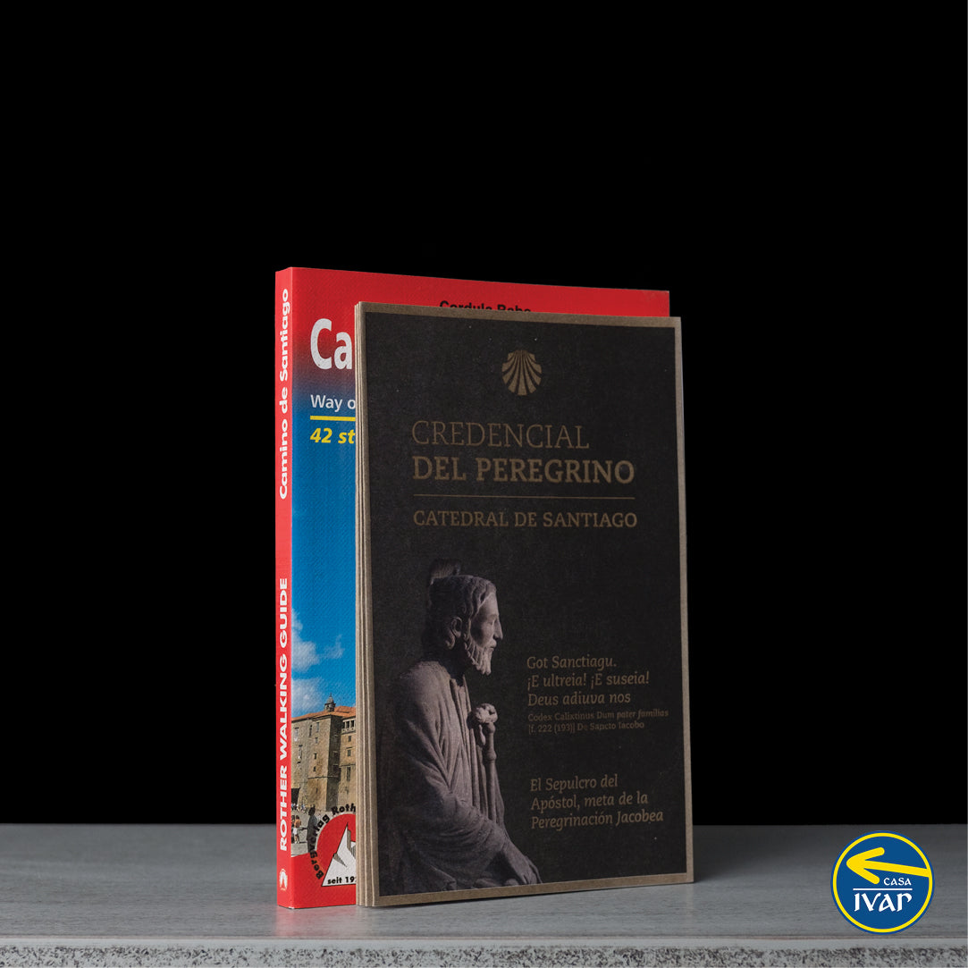 Camino de Santiago - Way of St James from the Pyrenees to Santiago (W/FREE Passport)