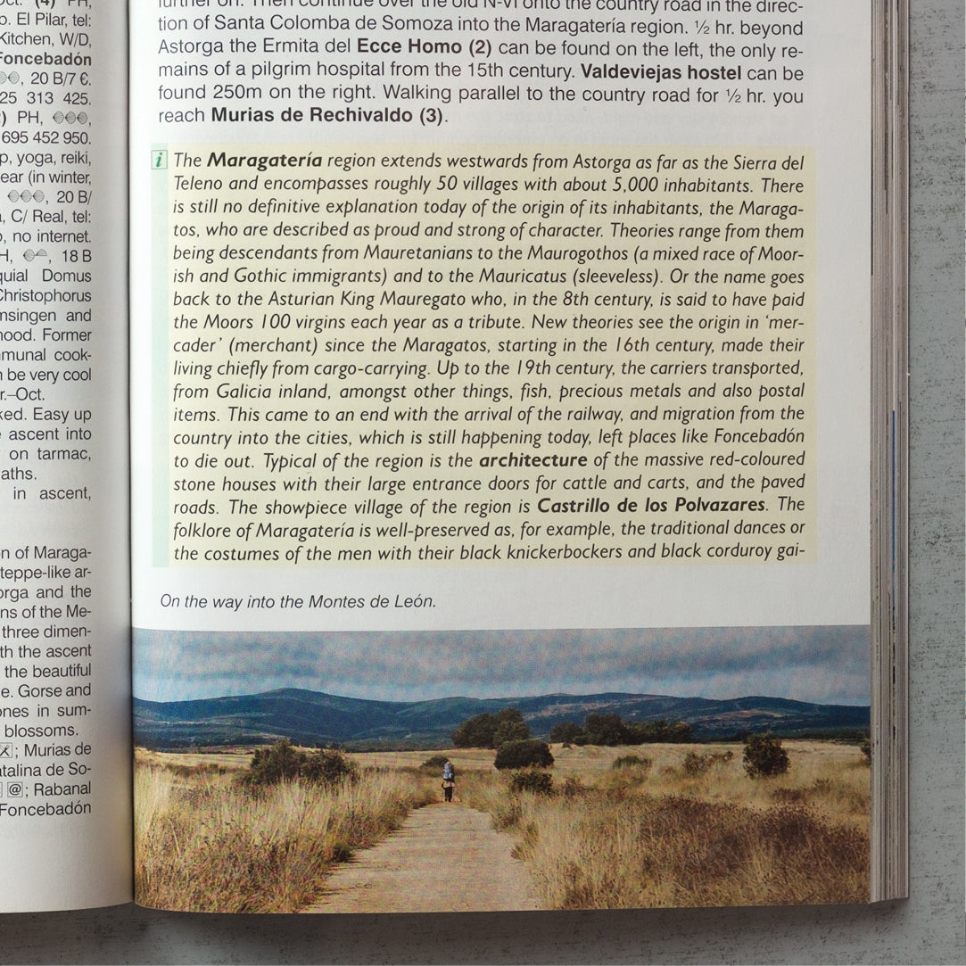 Camino de Santiago - Way of St James from the Pyrenees to Santiago (W/FREE Passport)