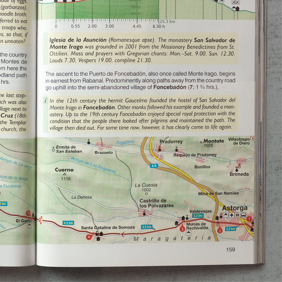 Camino de Santiago - Way of St James from the Pyrenees to Santiago (W/FREE Passport)