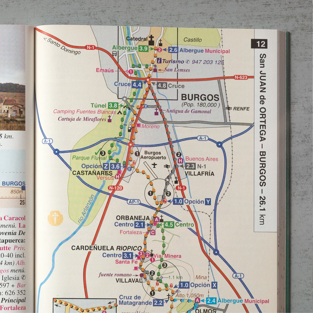 Maps Only Guide to the Camino Francés