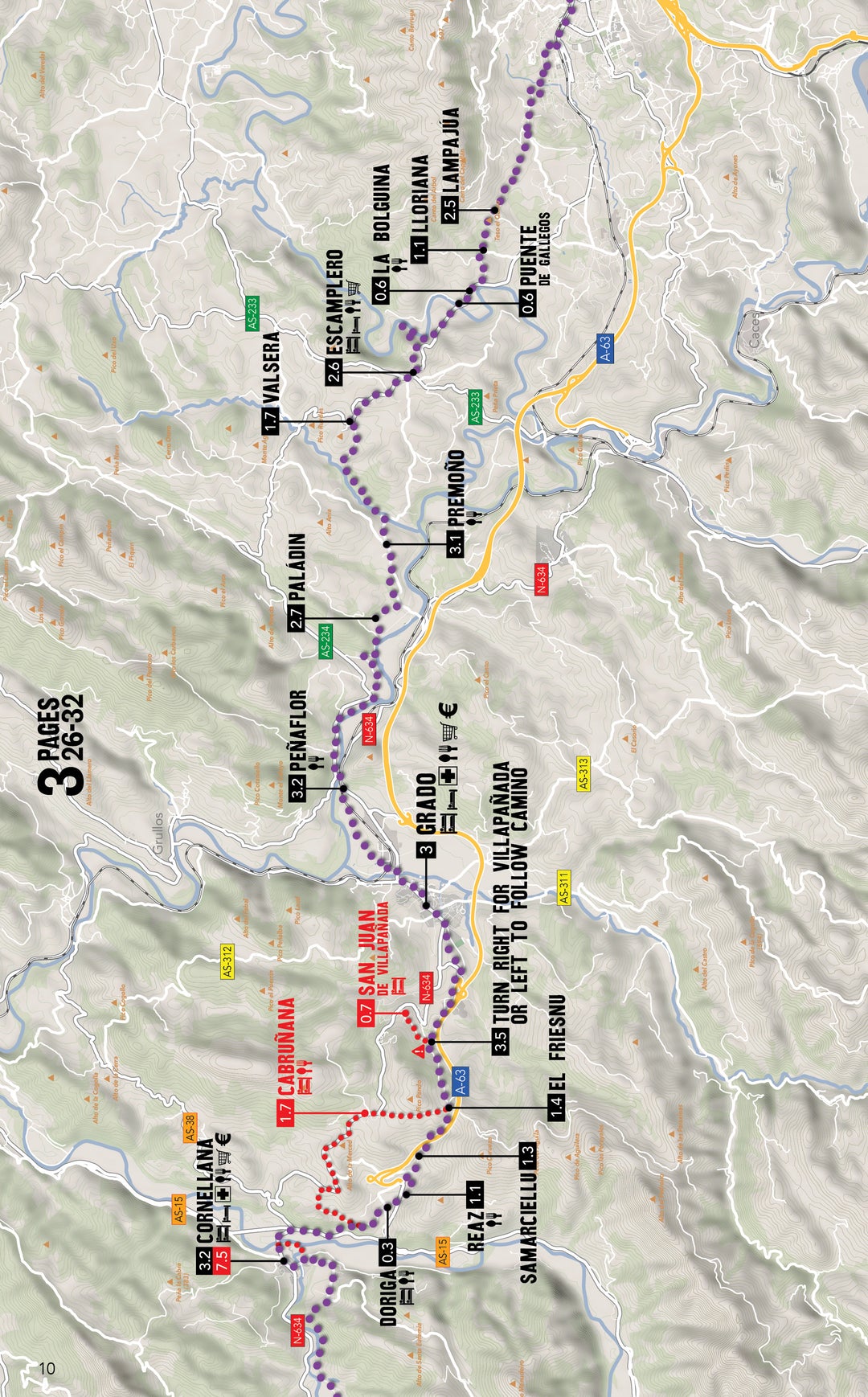 A Guide to the Camino Primitivo from Villaviciosa, through Oviedo, to Santiago de Compostela (W/FREE Passport)
