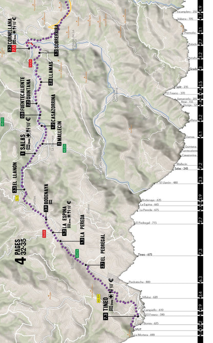 A Guide to the Camino Primitivo from Villaviciosa, through Oviedo, to Santiago de Compostela (W/FREE Passport)