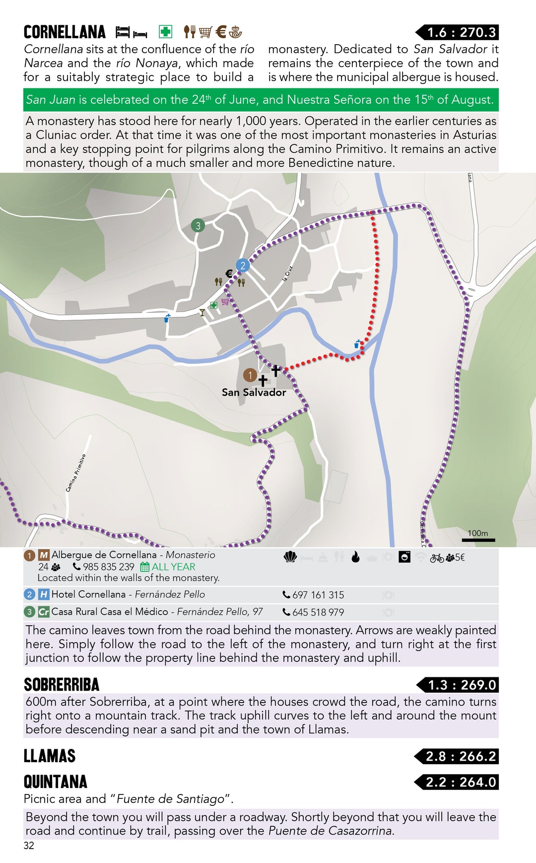 A Guide to the Camino Primitivo from Villaviciosa, through Oviedo, to Santiago de Compostela (W/FREE Passport)