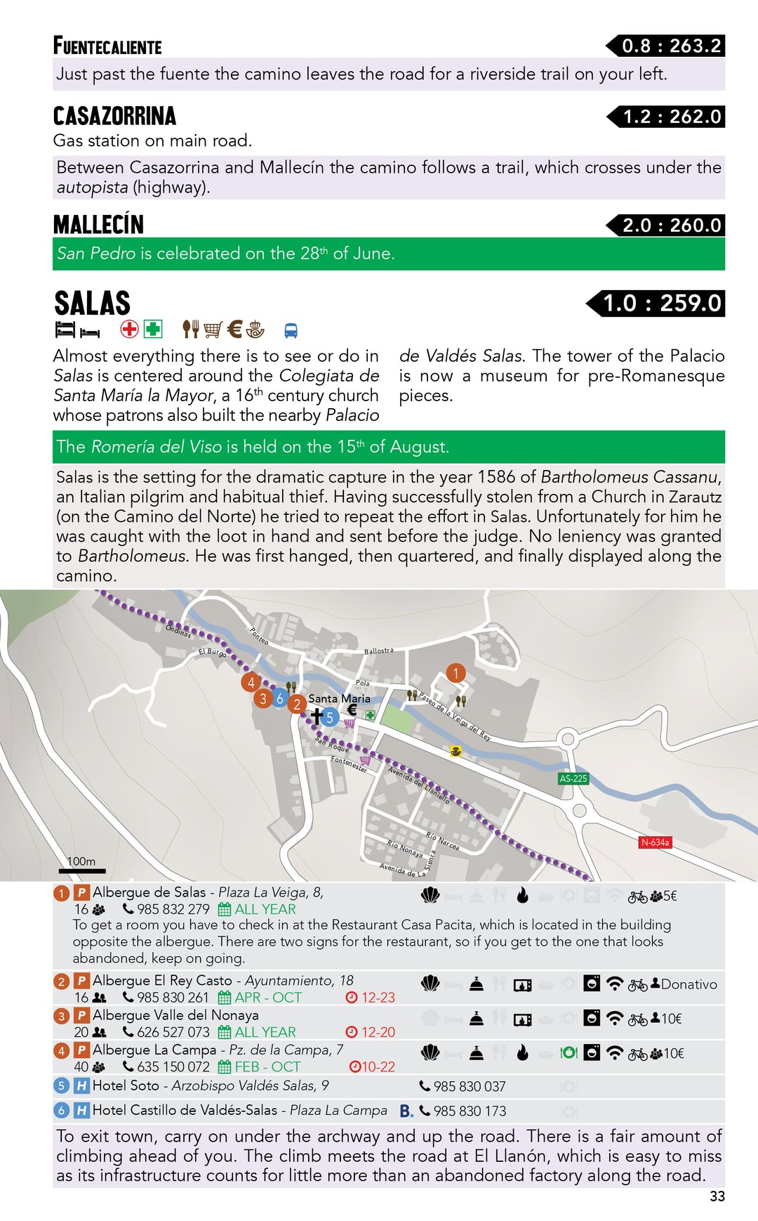 A Guide to the Camino Primitivo from Villaviciosa, through Oviedo, to Santiago de Compostela (W/FREE Passport)