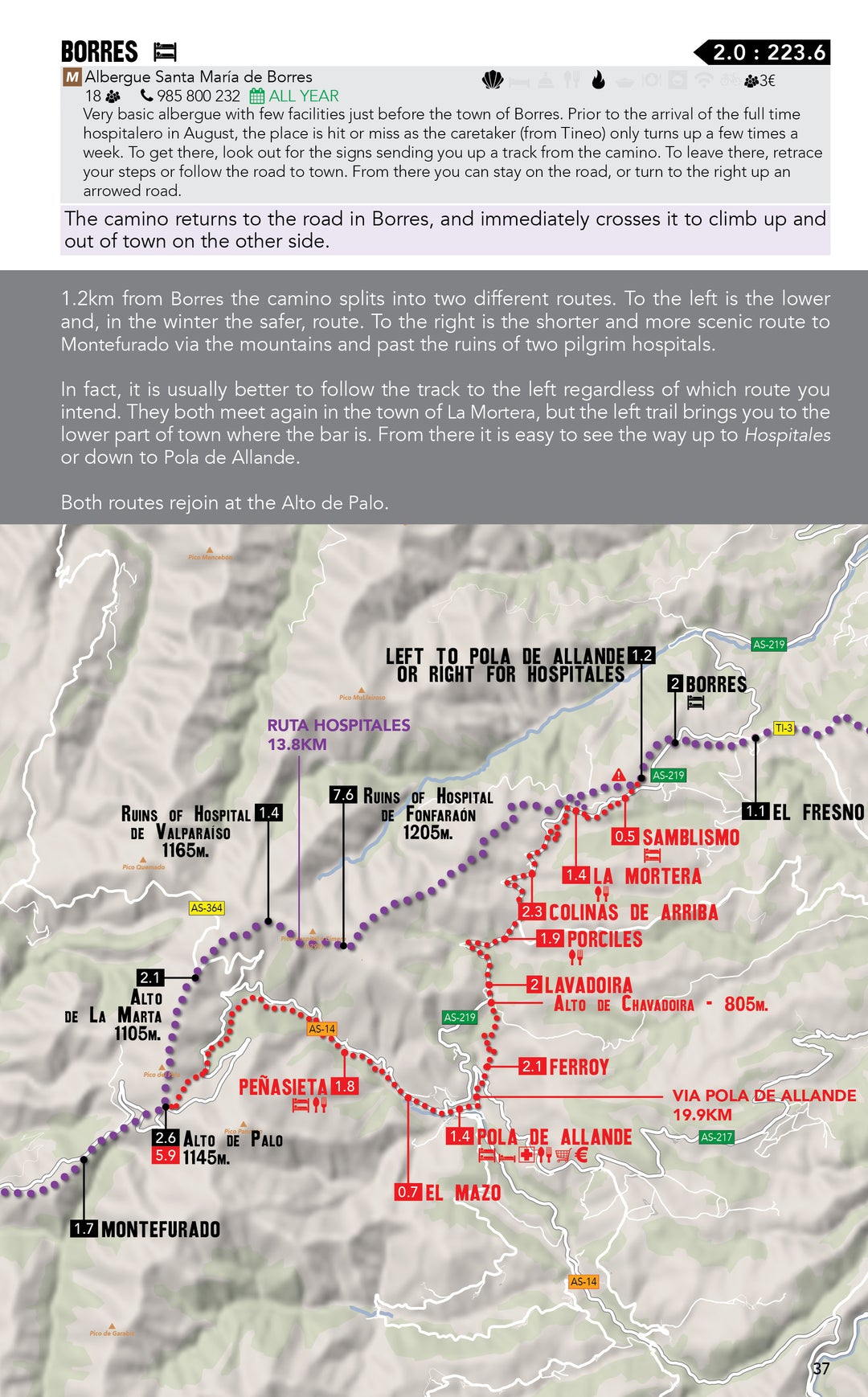 A Guide to the Camino Primitivo from Villaviciosa, through Oviedo, to Santiago de Compostela (W/FREE Passport)