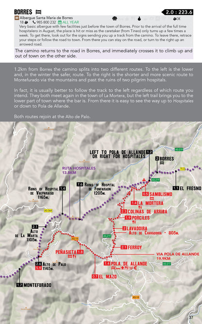 A Guide to the Camino Primitivo from Villaviciosa, through Oviedo, to Santiago de Compostela (W/FREE Passport)