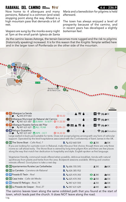A Camino Francés Guide (W/FREE Passport)