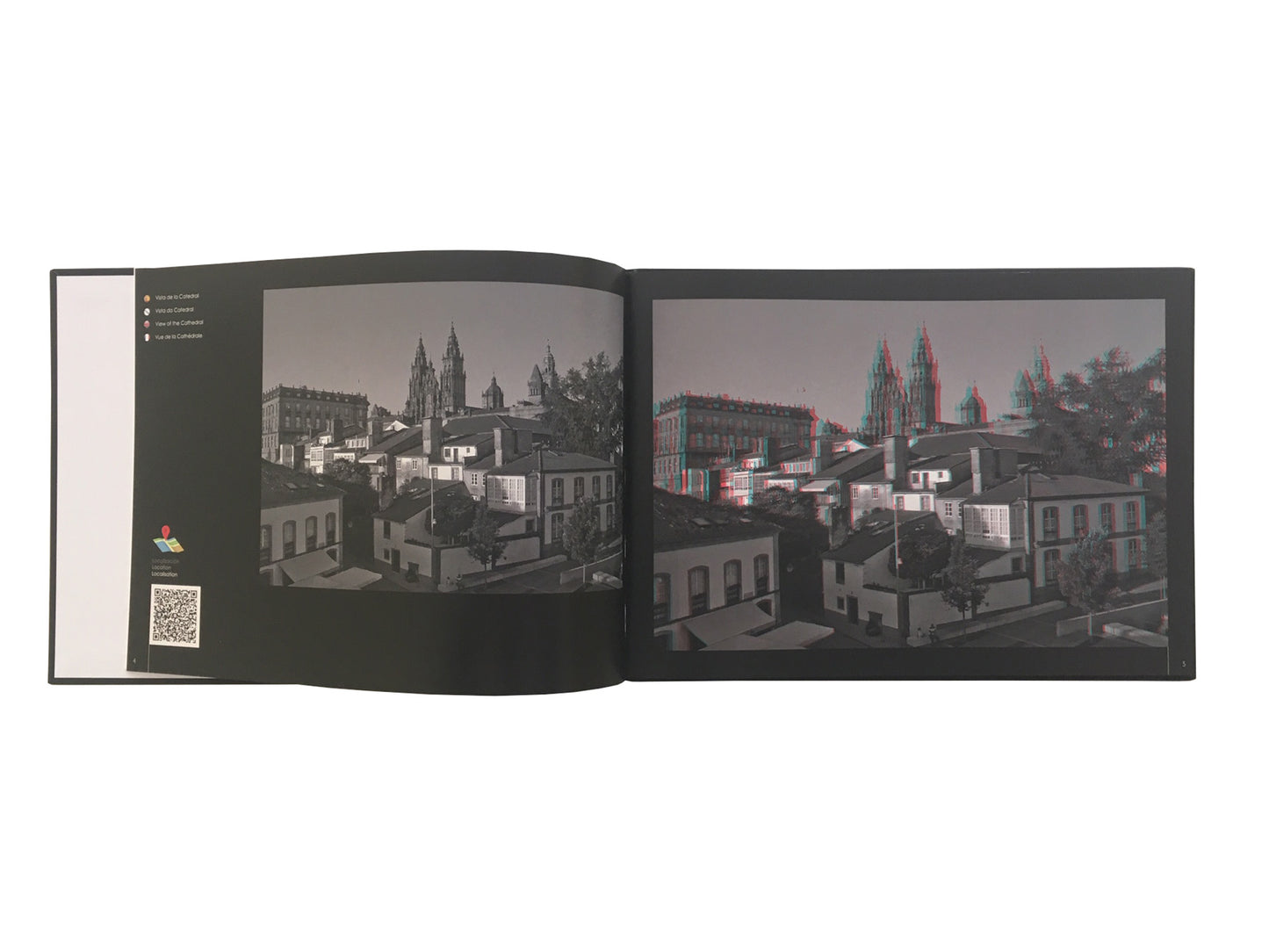 Santiago de Compostela photo book in 3D