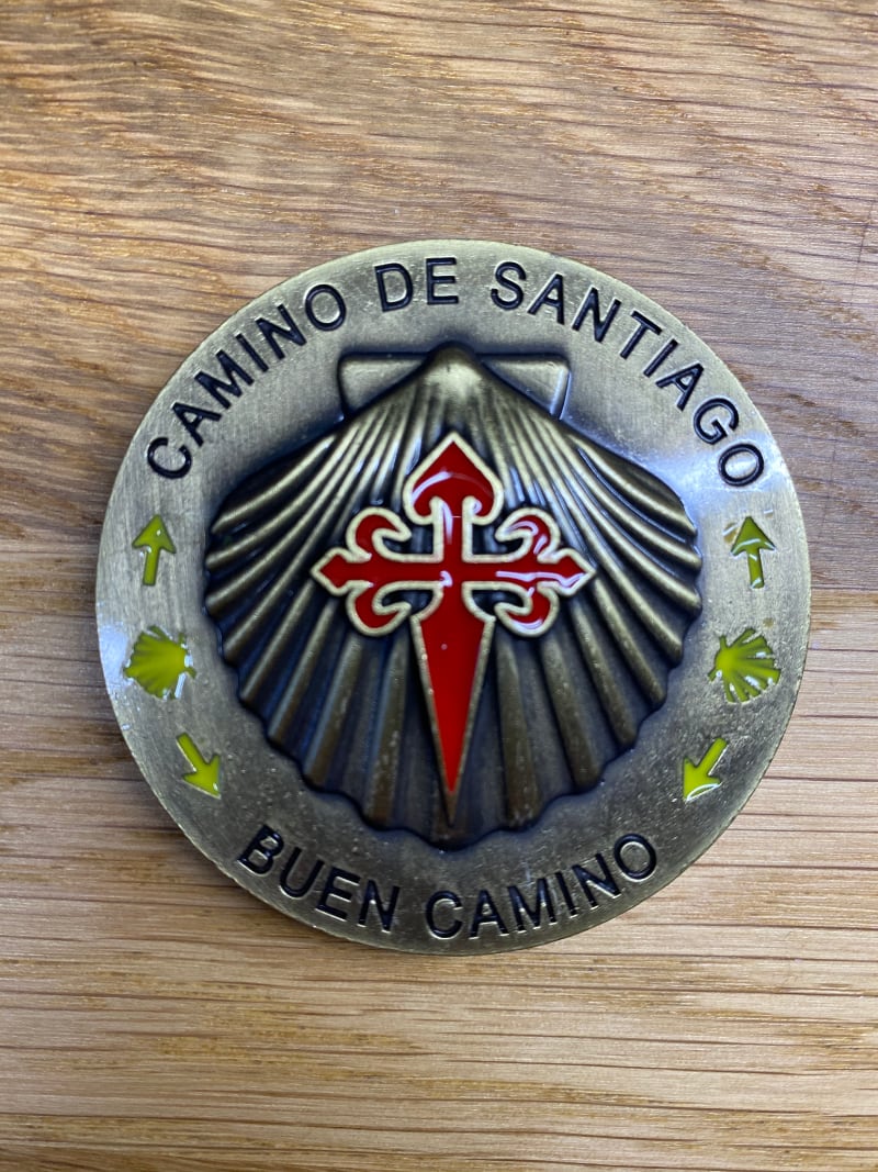 Round Camino Shell (Fridge magnet)