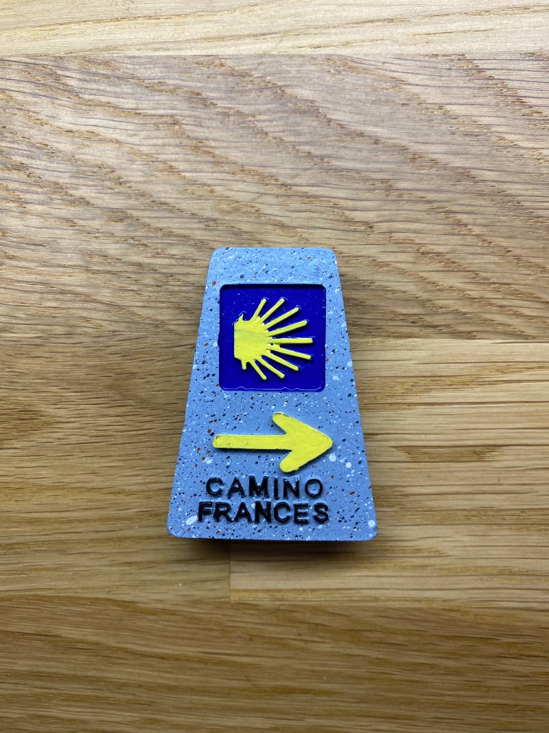 Camino Frances Marker (Fridge magnet)
