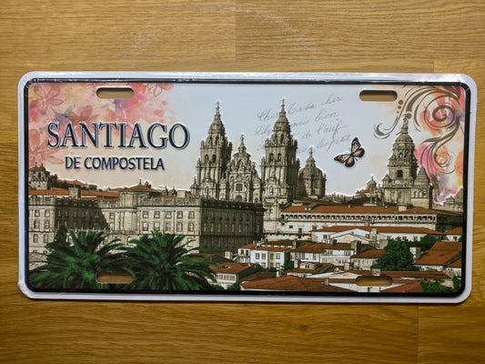 "Santiago de Compostela" North American Licence plate
