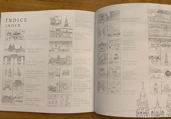 Santiago de Compostela Colouring book
